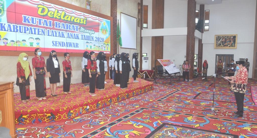 Pelantikan dan Deklarasi â€œKutai Barat Menuju Kabupaten Layak Anakâ€